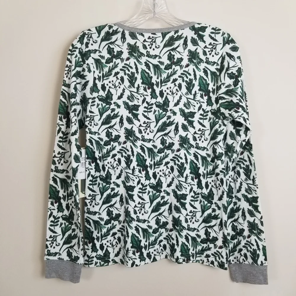 Stitch Fix Threads 4 Thought Sleep Holly Print Top Organic Cotton Small NWT